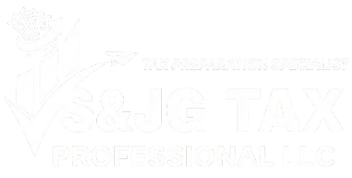 S&JG TAX logo White Version